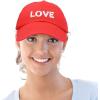 imageDALIX Custom Embroidered Hats Dad Caps Love Stitched Logo HatRed