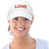 imageDALIX Custom Embroidered Hats Dad Caps Love Stitched Logo HatWhite