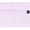 imageDALIX Embroidered Blessed Beanie Cap Cuffed Knit Hat WomenLavender