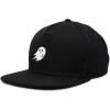 imageDALIX Ghost Snapback Flat Bill Baseball Hat Embroidered Cap MensBlack