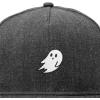 imageDALIX Ghost Snapback Flat Bill Baseball Hat Embroidered Cap MensDark Gray