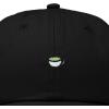 imageDALIX Lil Matcha Embroidered Cotton Summer Outdoor Baseball Cap Dad Hat WomensBlack