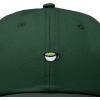 imageDALIX Lil Matcha Embroidered Cotton Summer Outdoor Baseball Cap Dad Hat WomensDark Green