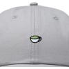 imageDALIX Lil Matcha Embroidered Cotton Summer Outdoor Baseball Cap Dad Hat WomensGray