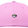 imageDALIX Lil Matcha Embroidered Cotton Summer Outdoor Baseball Cap Dad Hat WomensLight Pink