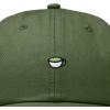 imageDALIX Lil Matcha Embroidered Cotton Summer Outdoor Baseball Cap Dad Hat WomensOlive