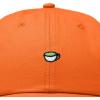 imageDALIX Lil Matcha Embroidered Cotton Summer Outdoor Baseball Cap Dad Hat WomensOrange
