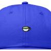 imageDALIX Lil Matcha Embroidered Cotton Summer Outdoor Baseball Cap Dad Hat WomensRoyal Blue