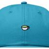 imageDALIX Lil Matcha Embroidered Cotton Summer Outdoor Baseball Cap Dad Hat WomensTeal