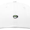 imageDALIX Lil Matcha Embroidered Cotton Summer Outdoor Baseball Cap Dad Hat WomensWhite