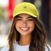 imageDALIX Lil Matcha Embroidered Cotton Summer Outdoor Baseball Cap Dad Hat WomensYellow