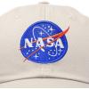 imageDALIX NASA Embroidered Mens Womens Cotton Dad Hat Baseball Cap AdjustableBeige