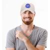 imageDALIX NASA Embroidered Mens Womens Cotton Dad Hat Baseball Cap AdjustableBeige