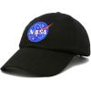 imageDALIX NASA Embroidered Mens Womens Cotton Dad Hat Baseball Cap AdjustableBlack