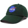 imageDALIX NASA Embroidered Mens Womens Cotton Dad Hat Baseball Cap AdjustableDark Green