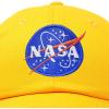 imageDALIX NASA Embroidered Mens Womens Cotton Dad Hat Baseball Cap AdjustableGold
