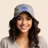 imageDALIX NASA Embroidered Mens Womens Cotton Dad Hat Baseball Cap AdjustableGray