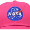 imageDALIX NASA Embroidered Mens Womens Cotton Dad Hat Baseball Cap AdjustableHot Pink