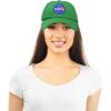 imageDALIX NASA Embroidered Mens Womens Cotton Dad Hat Baseball Cap AdjustableKelly Green