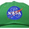 imageDALIX NASA Embroidered Mens Womens Cotton Dad Hat Baseball Cap AdjustableKelly Green