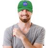 imageDALIX NASA Embroidered Mens Womens Cotton Dad Hat Baseball Cap AdjustableKelly Green