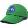 imageDALIX NASA Embroidered Mens Womens Cotton Dad Hat Baseball Cap AdjustableKelly Green
