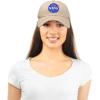 imageDALIX NASA Embroidered Mens Womens Cotton Dad Hat Baseball Cap AdjustableKhaki