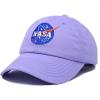 imageDALIX NASA Embroidered Mens Womens Cotton Dad Hat Baseball Cap AdjustableLavender
