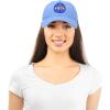 imageDALIX NASA Embroidered Mens Womens Cotton Dad Hat Baseball Cap AdjustableLight Blue