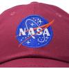 imageDALIX NASA Embroidered Mens Womens Cotton Dad Hat Baseball Cap AdjustableMaroon