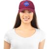 imageDALIX NASA Embroidered Mens Womens Cotton Dad Hat Baseball Cap AdjustableMaroon