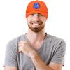 imageDALIX NASA Embroidered Mens Womens Cotton Dad Hat Baseball Cap AdjustableOrange