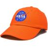 imageDALIX NASA Embroidered Mens Womens Cotton Dad Hat Baseball Cap AdjustableOrange