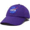 imageDALIX NASA Embroidered Mens Womens Cotton Dad Hat Baseball Cap AdjustablePurple