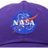 imageDALIX NASA Embroidered Mens Womens Cotton Dad Hat Baseball Cap AdjustablePurple