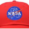 imageDALIX NASA Embroidered Mens Womens Cotton Dad Hat Baseball Cap AdjustableRed