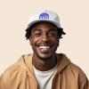 imageDALIX NASA Embroidered Mens Womens Cotton Dad Hat Baseball Cap AdjustableWhite