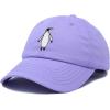 imageDALIX Penguin Hat Dad Baseball Cap Great AukLavender