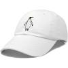 imageDALIX Penguin Hat Dad Baseball Cap Great AukWhite