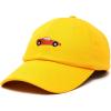 imageDALIX Race Car Hats Dad Hat Baseball Cap Embroidered Custom Cotton CapsGold