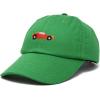 imageDALIX Race Car Hats Dad Hat Baseball Cap Embroidered Custom Cotton CapsKelly Green