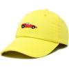imageDALIX Race Car Hats Dad Hat Baseball Cap Embroidered Custom Cotton CapsMinion Yellow