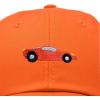 imageDALIX Race Car Hats Dad Hat Baseball Cap Embroidered Custom Cotton CapsOrange