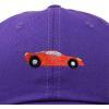 imageDALIX Race Car Hats Dad Hat Baseball Cap Embroidered Custom Cotton CapsPurple