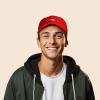 imageDALIX Race Car Hats Dad Hat Baseball Cap Embroidered Custom Cotton CapsRed