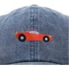 imageDALIX Race Car Hats Dad Hat Baseball Cap Embroidered Custom Cotton CapsWashed Navy