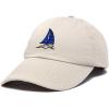 imageDALIX Sailboat Hat Embroidered Cotton Baseball Dad Cap MenBeige