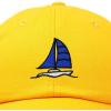 imageDALIX Sailboat Hat Embroidered Cotton Baseball Dad Cap MenGold