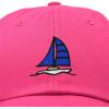 imageDALIX Sailboat Hat Embroidered Cotton Baseball Dad Cap MenHot Pink