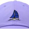 imageDALIX Sailboat Hat Embroidered Cotton Baseball Dad Cap MenLavender